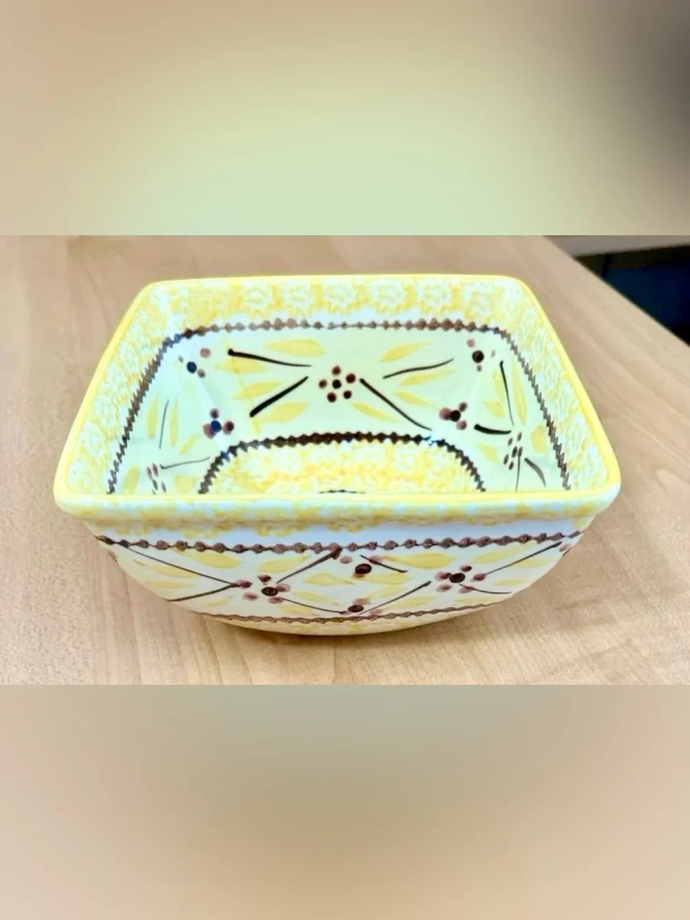 temptations bakeware presentable ovenware old world yellow Tara baking dish